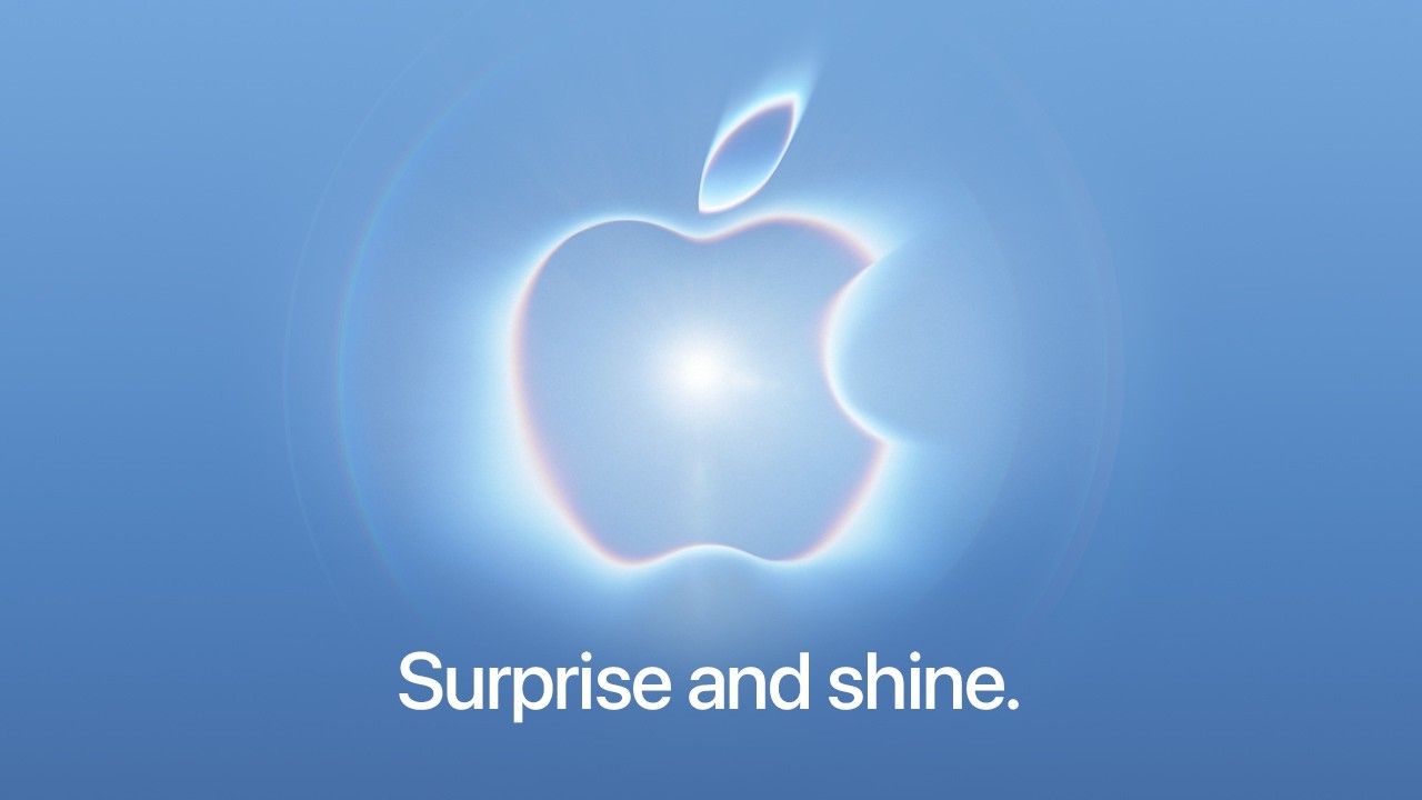Full Apple event · CEO opening and product demonstrations — original campaign visual